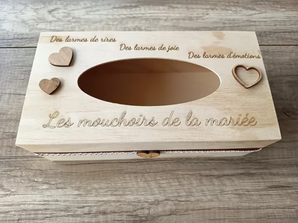 Boite à mouchoirs de la mariée – Image 2