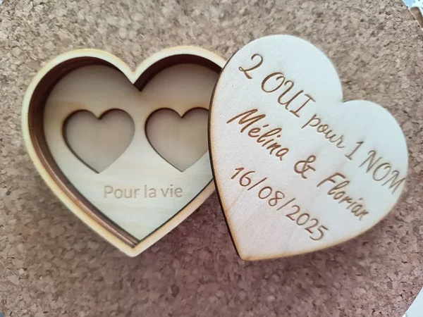 Boite porte alliances