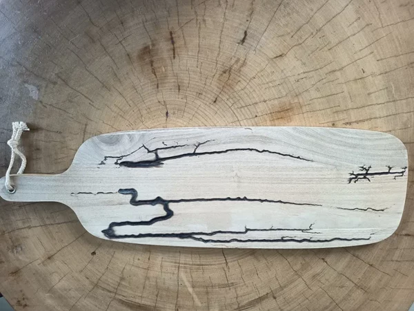 Planche apéro en bois foudroyé paulownia – Image 2