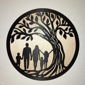 Déco mural, Arbre de vie la famille