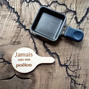 Repose poêlon spécial Raclette (Jamais sans mon poêlon)